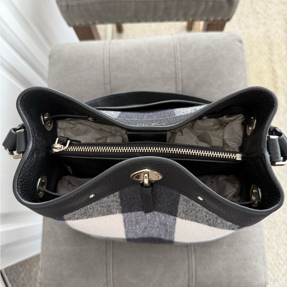 Kate Spade Black and White Checkered Men's Backpack - Picture 4 of 8